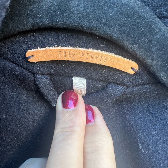 Free People ONE OF A KIND dark blue Peacoat - Picture 15 of 15